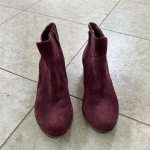 Lucky Brand Suede Short Boots size 8.5